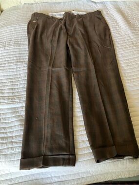 French Connection Brown Men's Dress Pants
